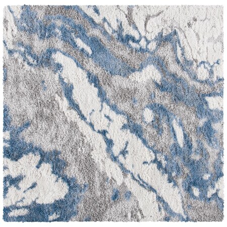 Safavieh 5 x 5 ft. Horizon Modern Square Area Rug Grey & Blue HZN890G-5SQ